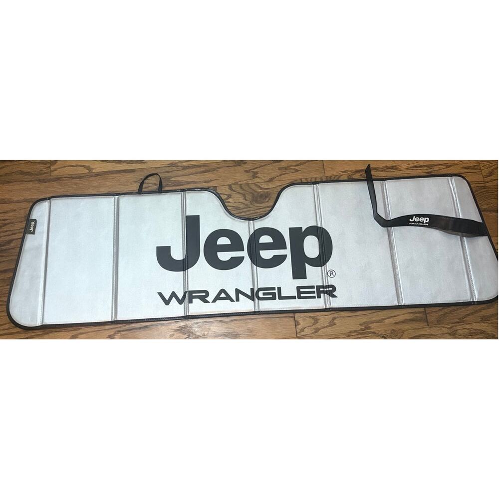 Genuine Jeep Wrangler Auto SunShade Deflector for Models 1996-2020, 53.25” x 15”